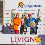 Podio femminile della Sgambeda Marathon di Livigno.