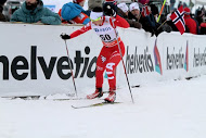 Virginia De Martin, impegnata nelle gare di Coppa del Mondo di Lillehammer.