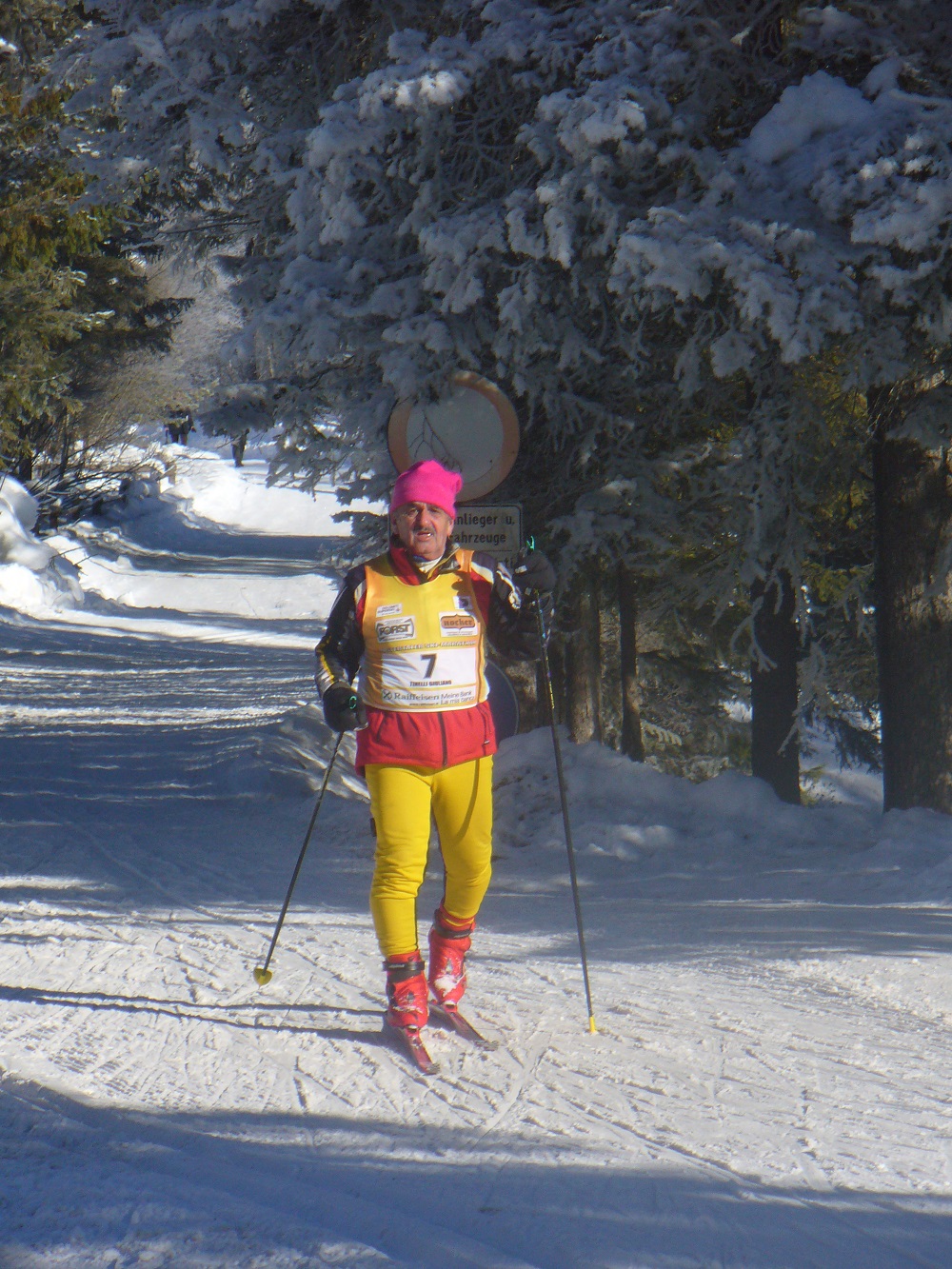 Giuliano Tinelli, uno dei 4 uomini d'oro della Pustertaler Marathon.