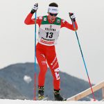 Armin Bauer, impegnato nelle prove di CdM di Combinata Nordica della Val di Fiemme.