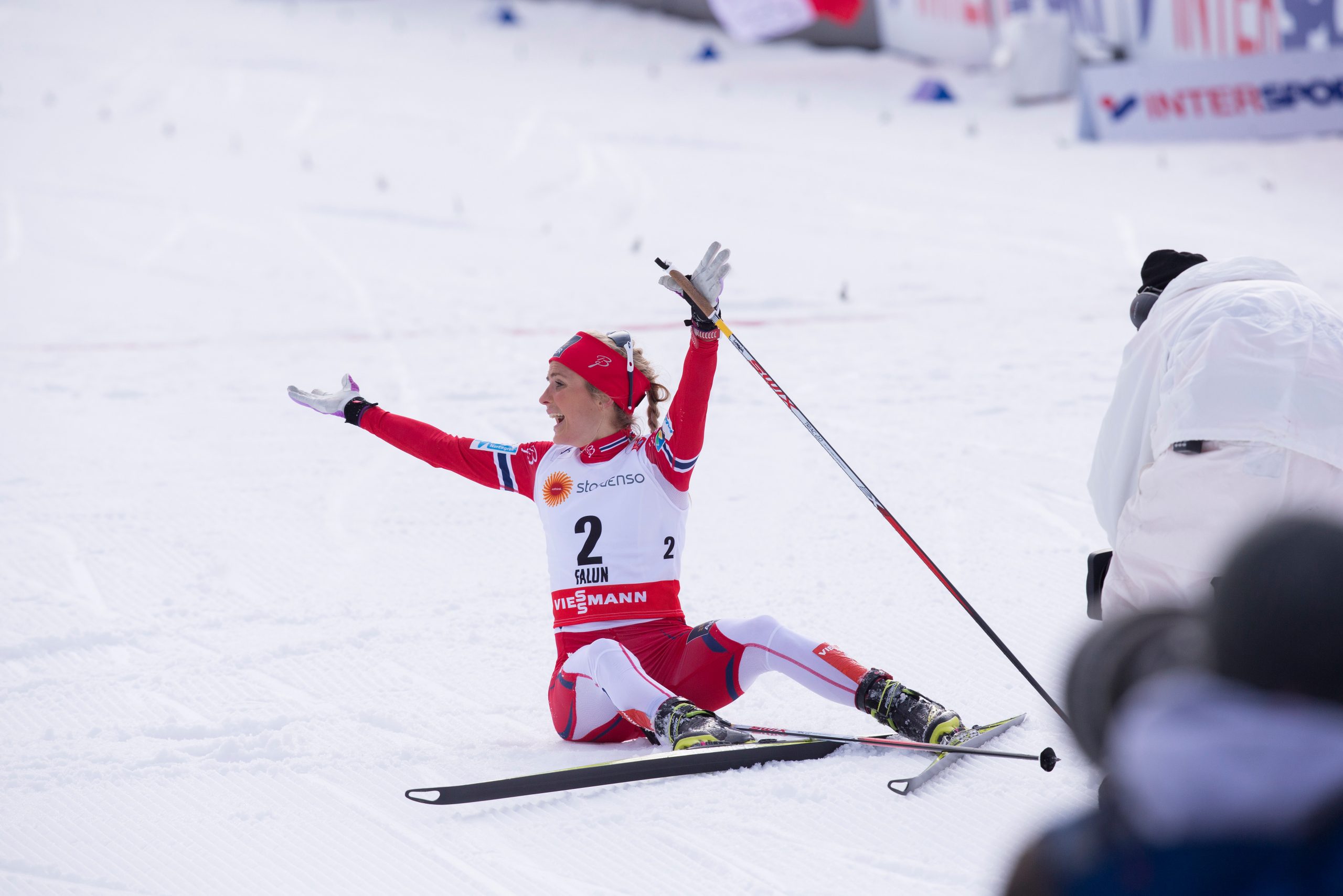 Therese Johaug, vincitrice dello Skiathlon di Falun. (Photo:NordicFocus)