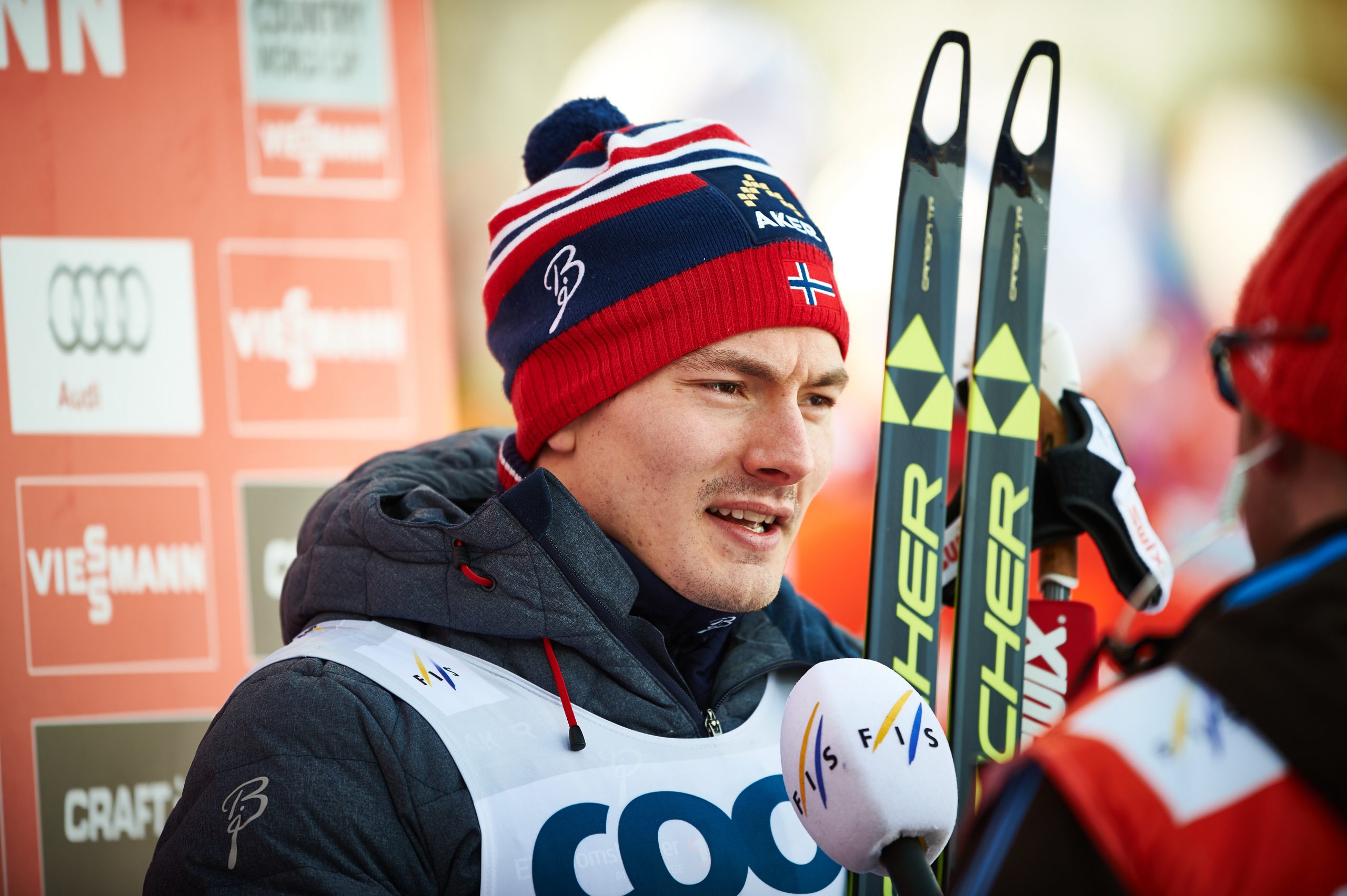 Finn Hagen Krogh, vincitore della 15 km di Oestersund (SWE). (Photo: NordicFocus)