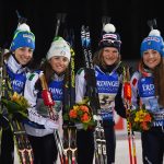 IBU world championships biathlon, relay women, Kontiolahti (FIN)