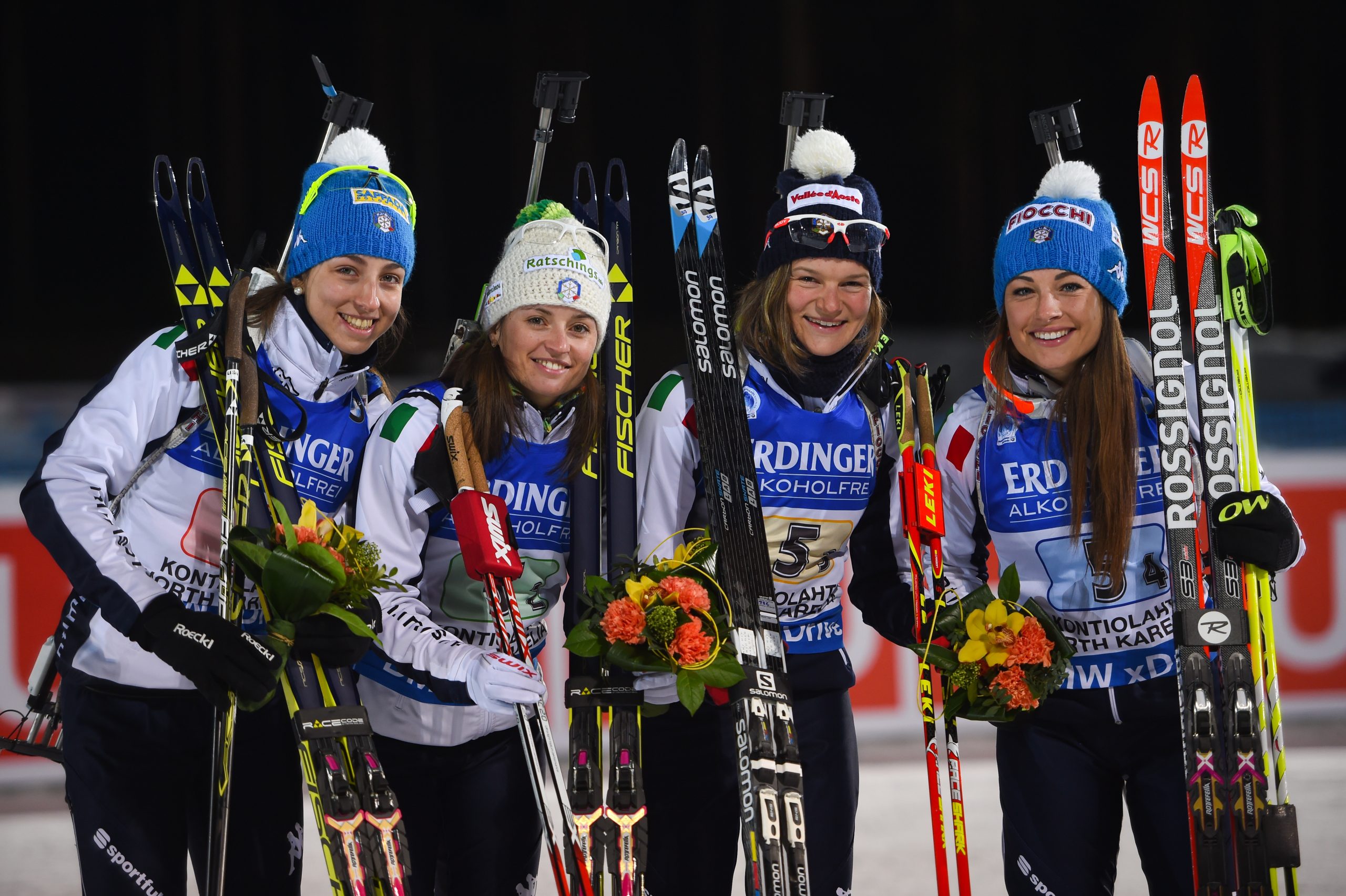 IBU world championships biathlon, relay women, Kontiolahti (FIN)