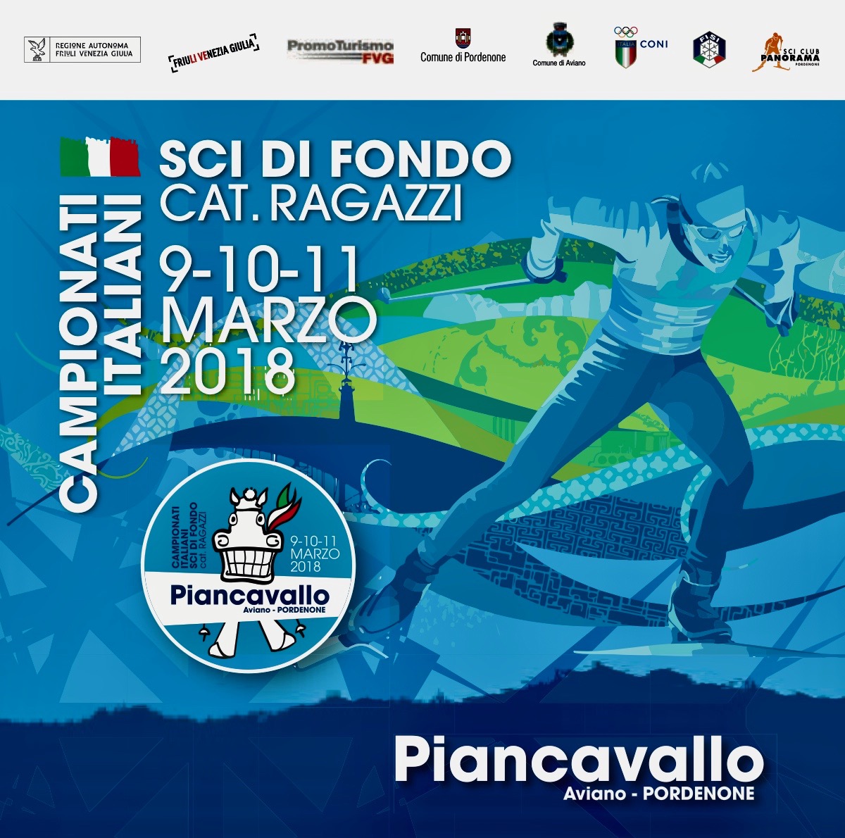 PIANCAVALLO campionati italiani “Ragazzi” di sci di fondo 2